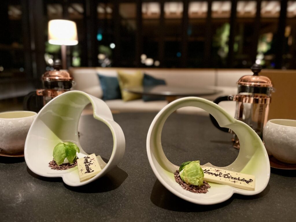 ロク京都 シェフズテーブル バースデープレート