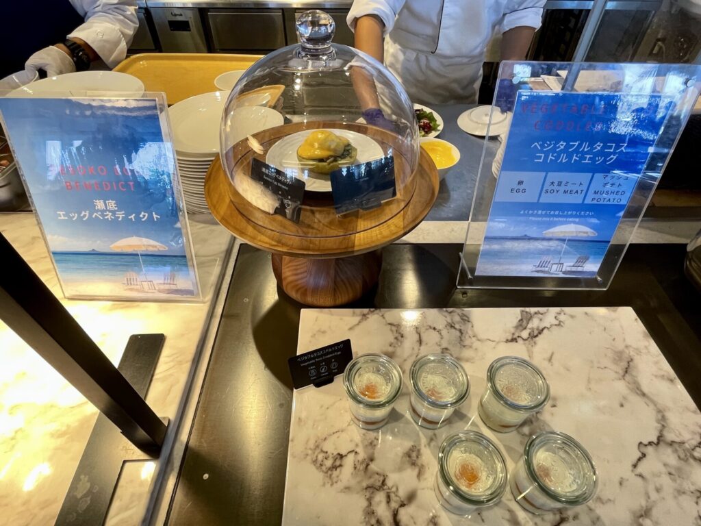 ヒルトン瀬底 朝食 瀬底エッグベネディクト