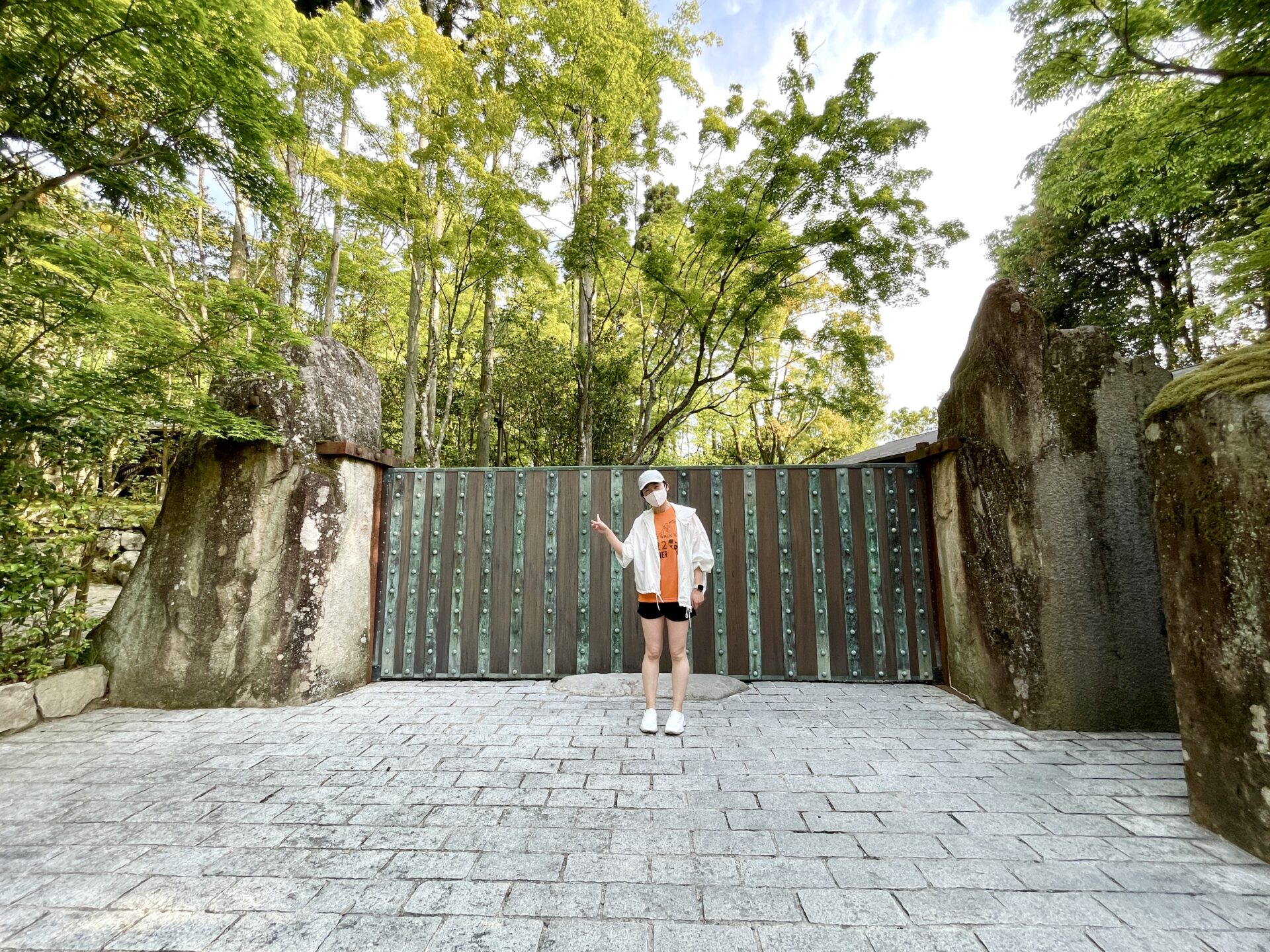 旅ラン アマン京都の門