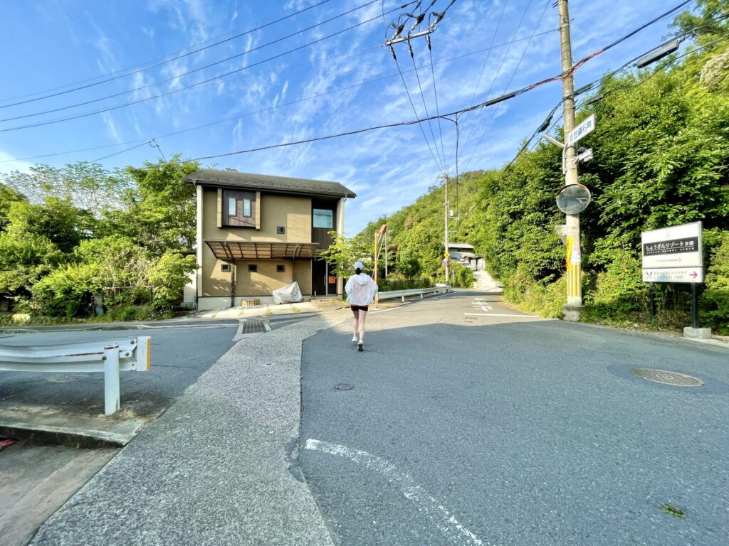 旅ラン ロク京都 金閣寺への右