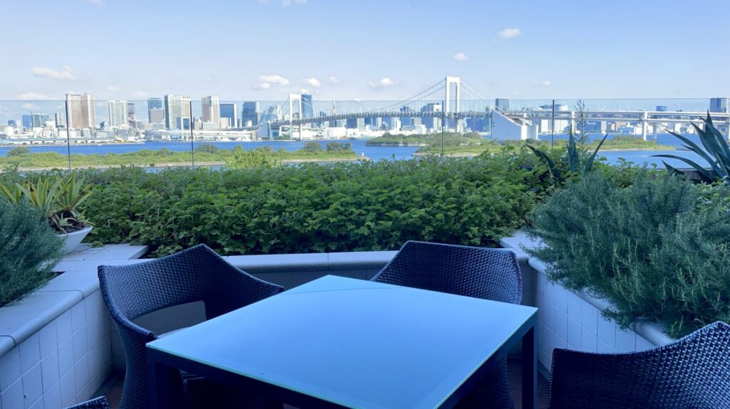 ヒルトンお台場 エグゼクティブラウンジ 朝の様子