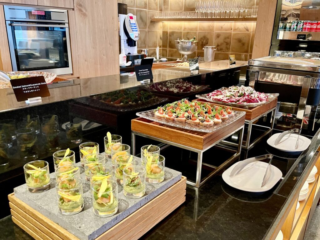 「コンラッド東京」カクテルタイム フード(お料理)コーナー
