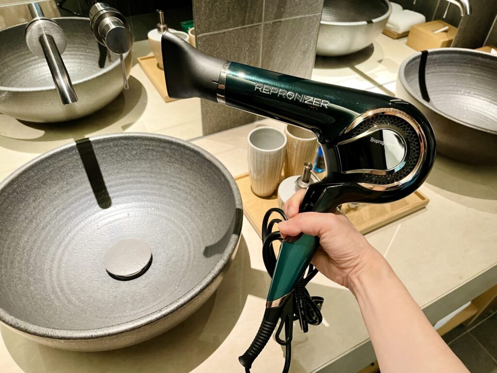 「ロク京都」プレミアデラックス ドライヤーはレプロナイザー