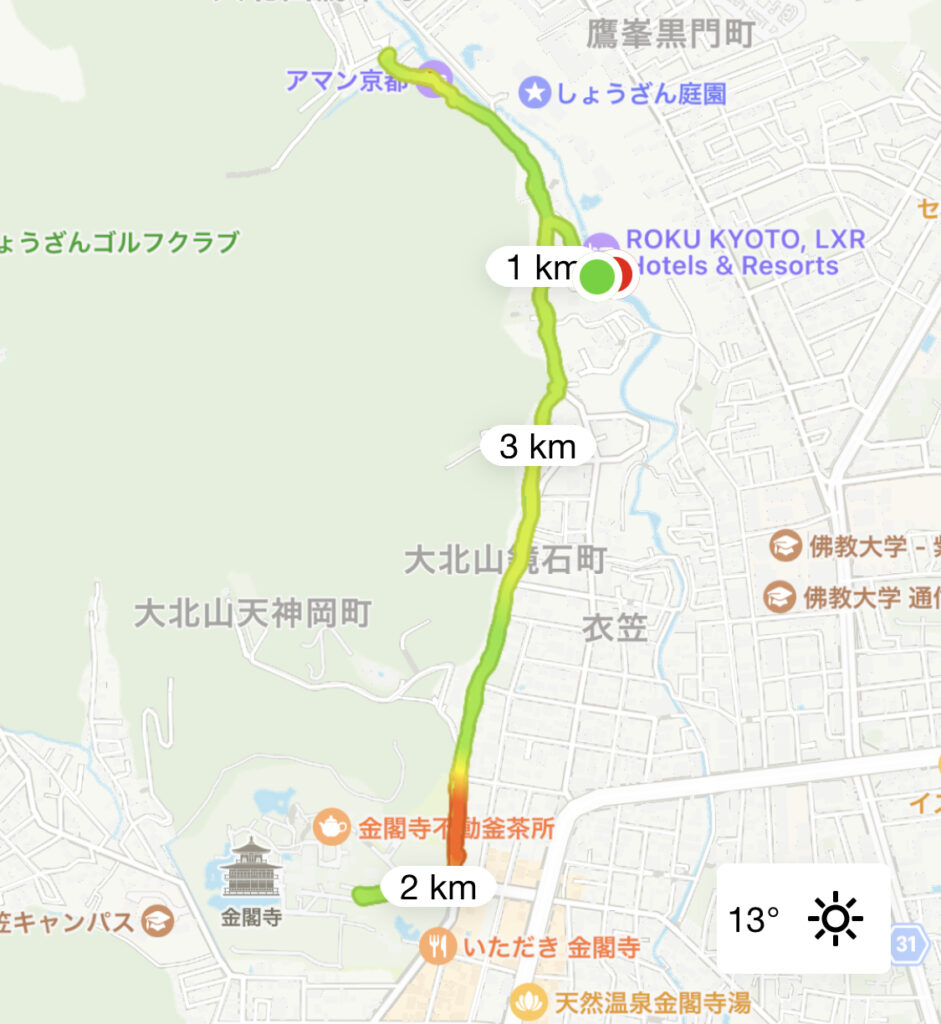 ロク京都 旅ランルート