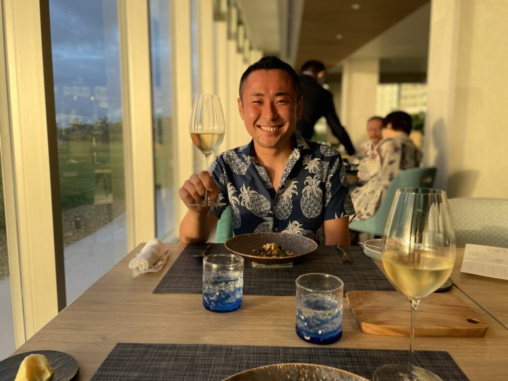 ヒルトン瀬底 シスクグリル ディナーにて