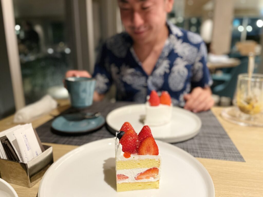 ヒルトン瀬底 シスクグリル HPCJ特典ケーキ