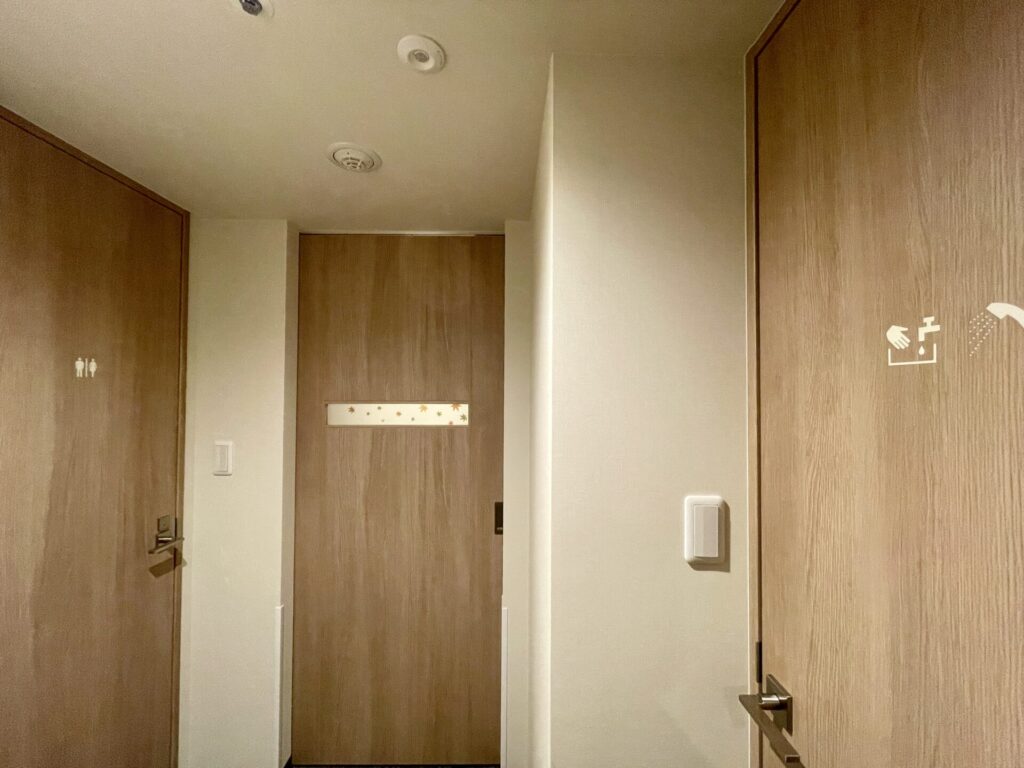 ドーミーイン広島ANNEX キングルーム 玄関からの眺め