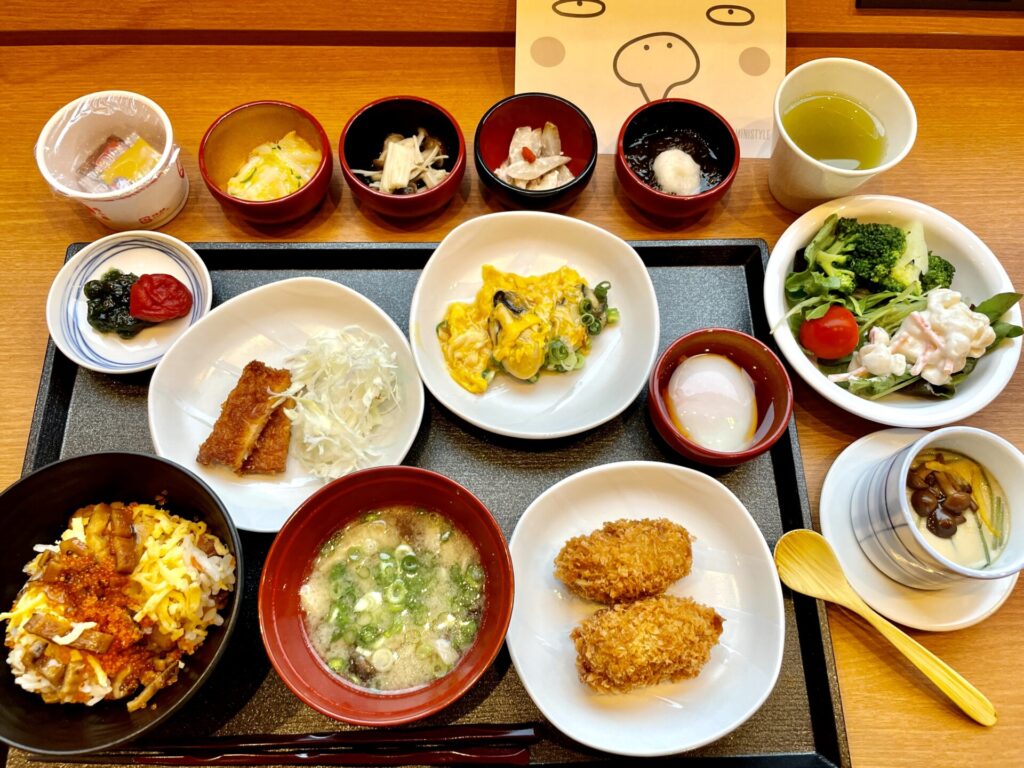 ドーミー広島ANNEX 朝食 食べたもの