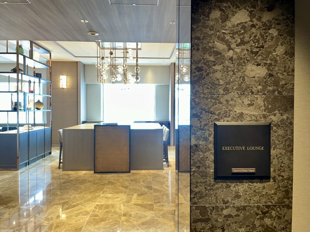 ヒルトン広島 エグゼクティブラウンジ 入口