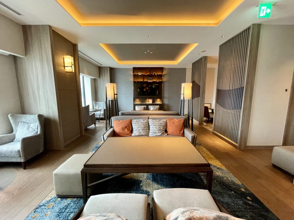 ヒルトン広島 エグゼクティブラウンジ 雰囲気