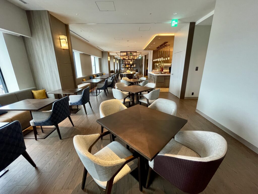 ヒルトン広島 エグゼクティブラウンジの様子