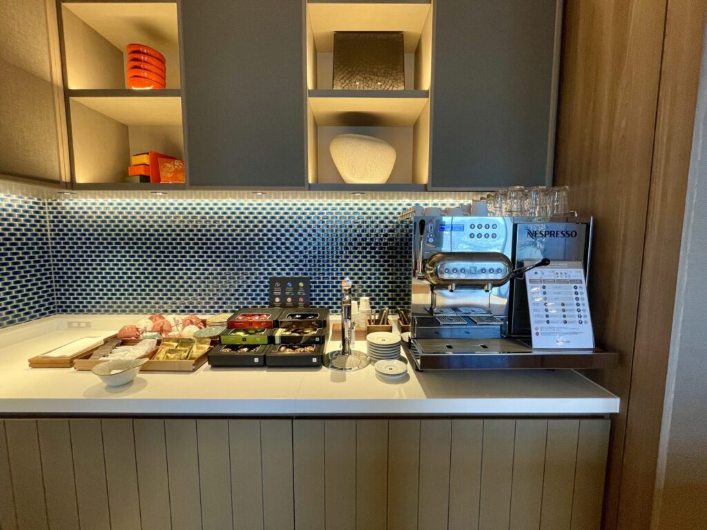 ヒルトン広島 エグゼクティブラウンジ ネスプレッソ