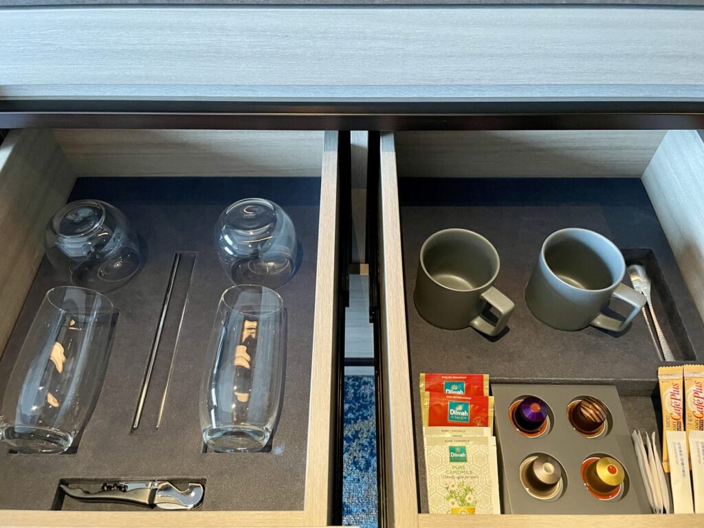 ヒルトン広島 エグゼクティブルーム グラス類