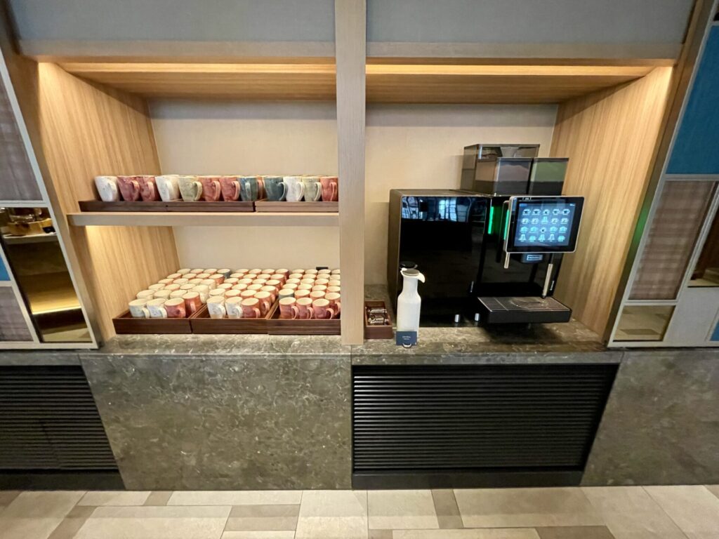 ヒルトン広島 モザイク 朝食 コーヒーコーナー