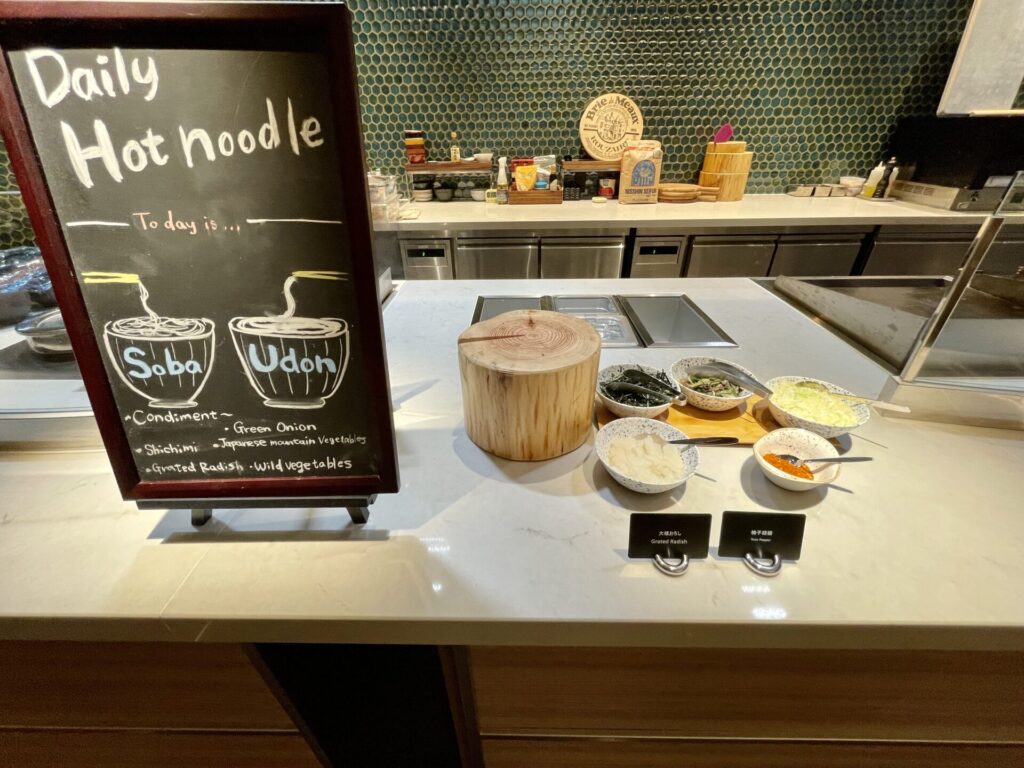 ヒルトン広島 モザイク 朝食 ヌードルメニュー