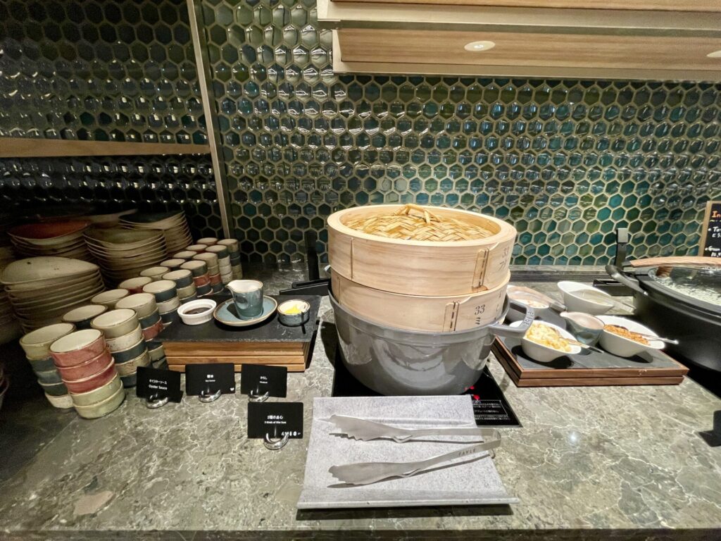 ヒルトン広島 モザイク 朝食 焼売