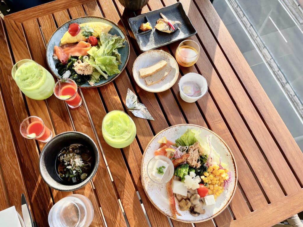 「ヒルトン広島」朝食ビュッフェ モザイク メニューいろいろ