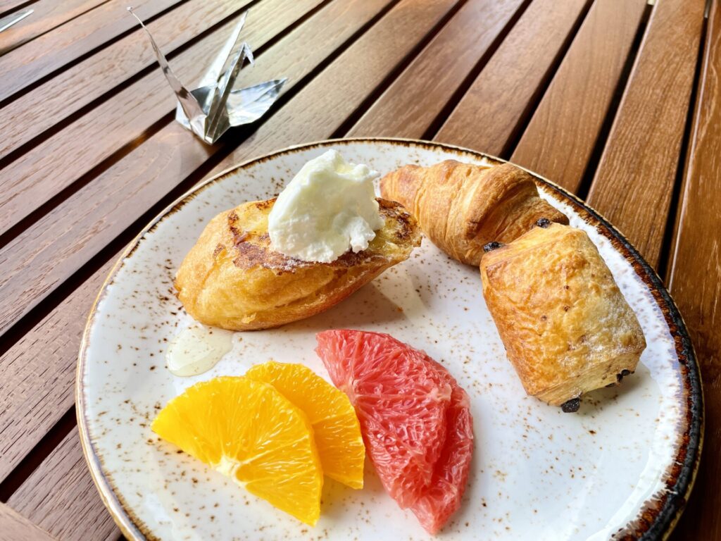 「ヒルトン広島」朝食ビュッフェ モザイク スイーツ(デザート)メニュー