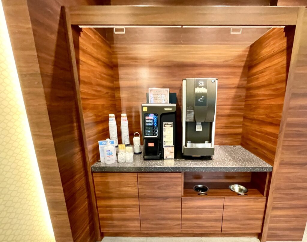 ドーミーイン池袋 ウェルカムコーヒー