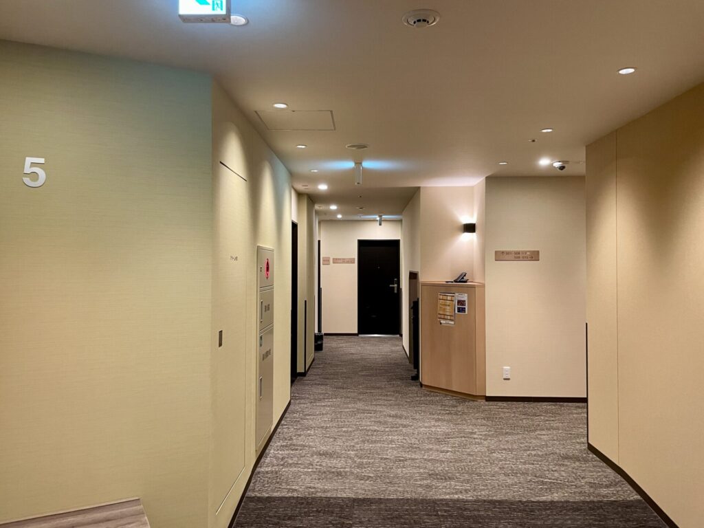 ドーミーイン後楽園 廊下