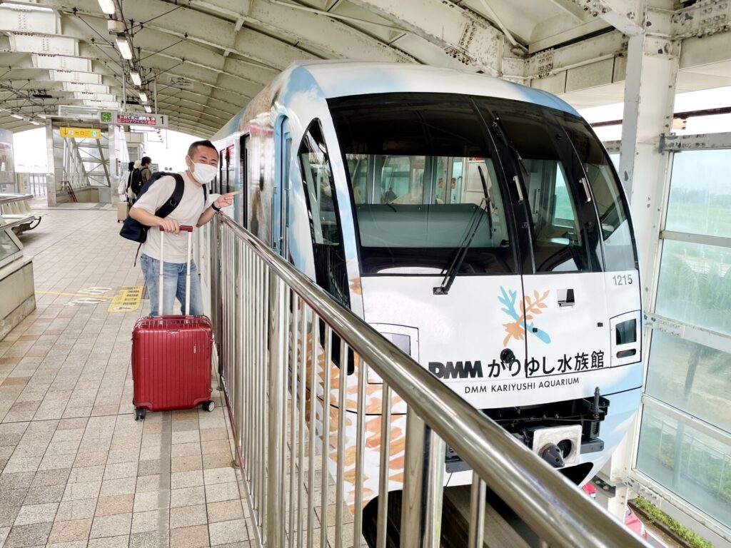 ゆいレール 那覇空港駅にて