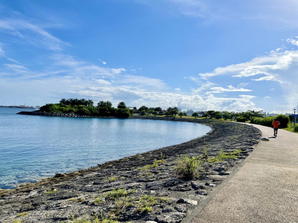 「ダブルツリーbyヒルトン那覇」旅ランの様子