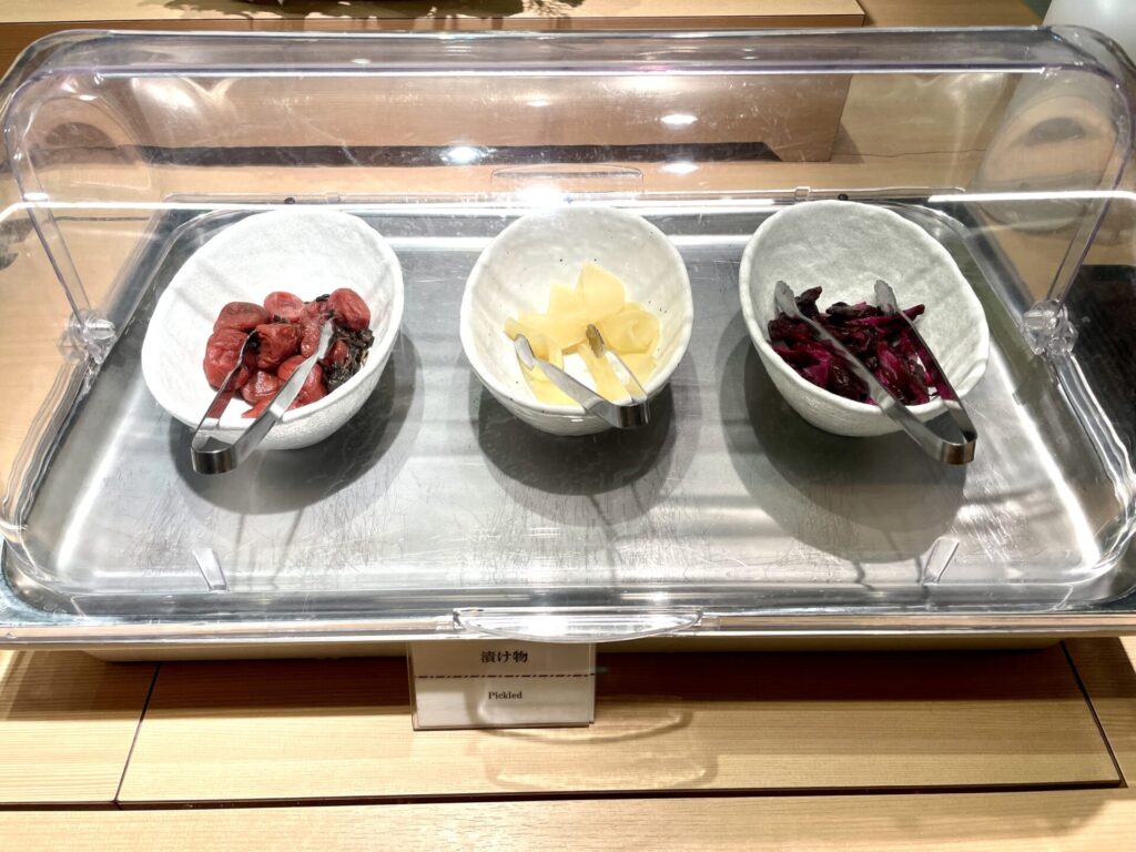 ドーミーイン後楽園 朝食 ご飯のお供