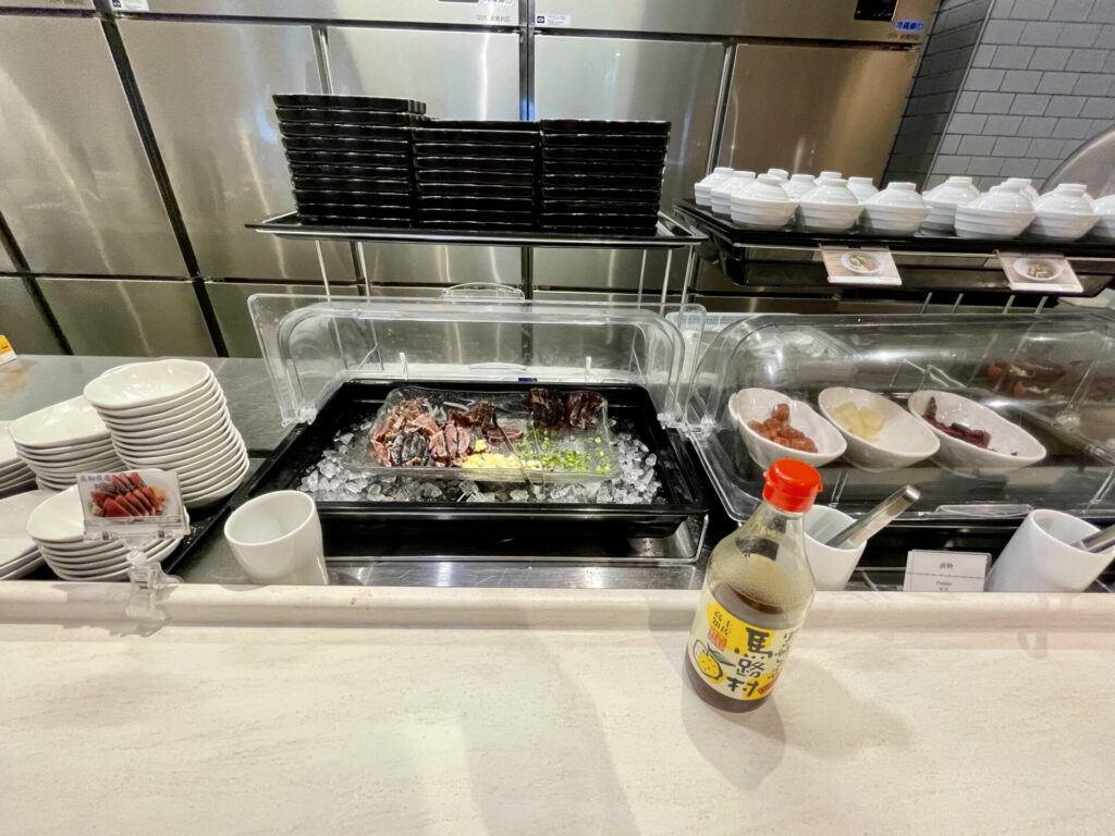 ドーミーイン池袋 朝食 鰹のたたき