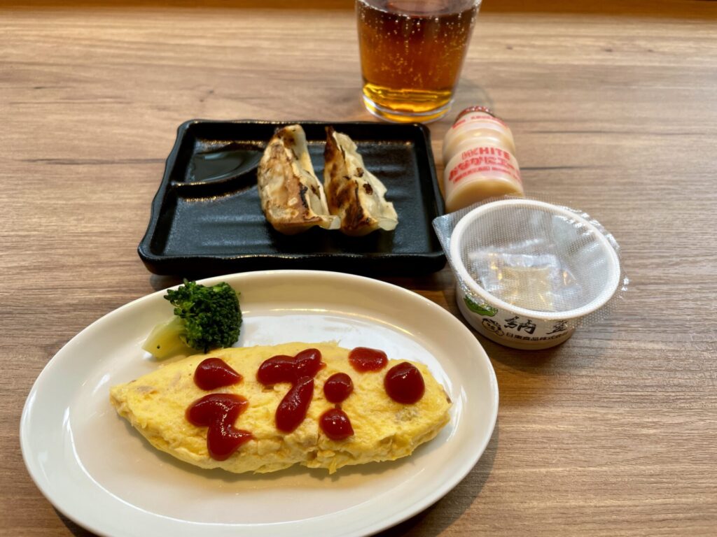 ドーミーイン池袋 朝食 きのこのオムレツ