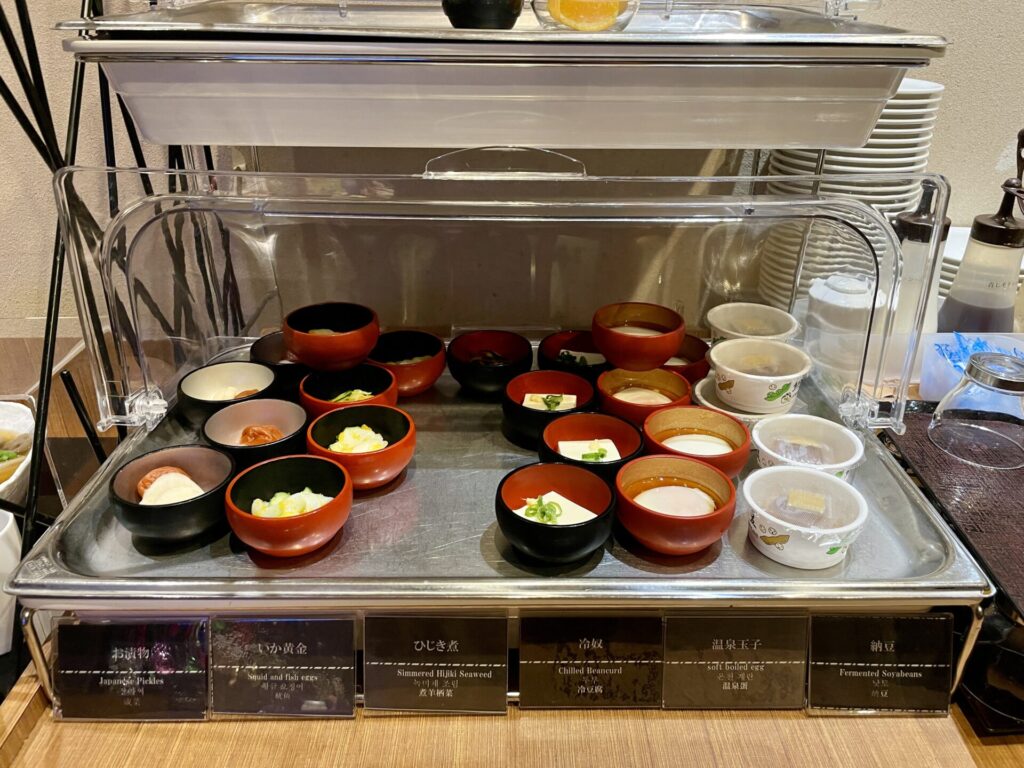 ドーミーイン秋葉原 朝食 小鉢