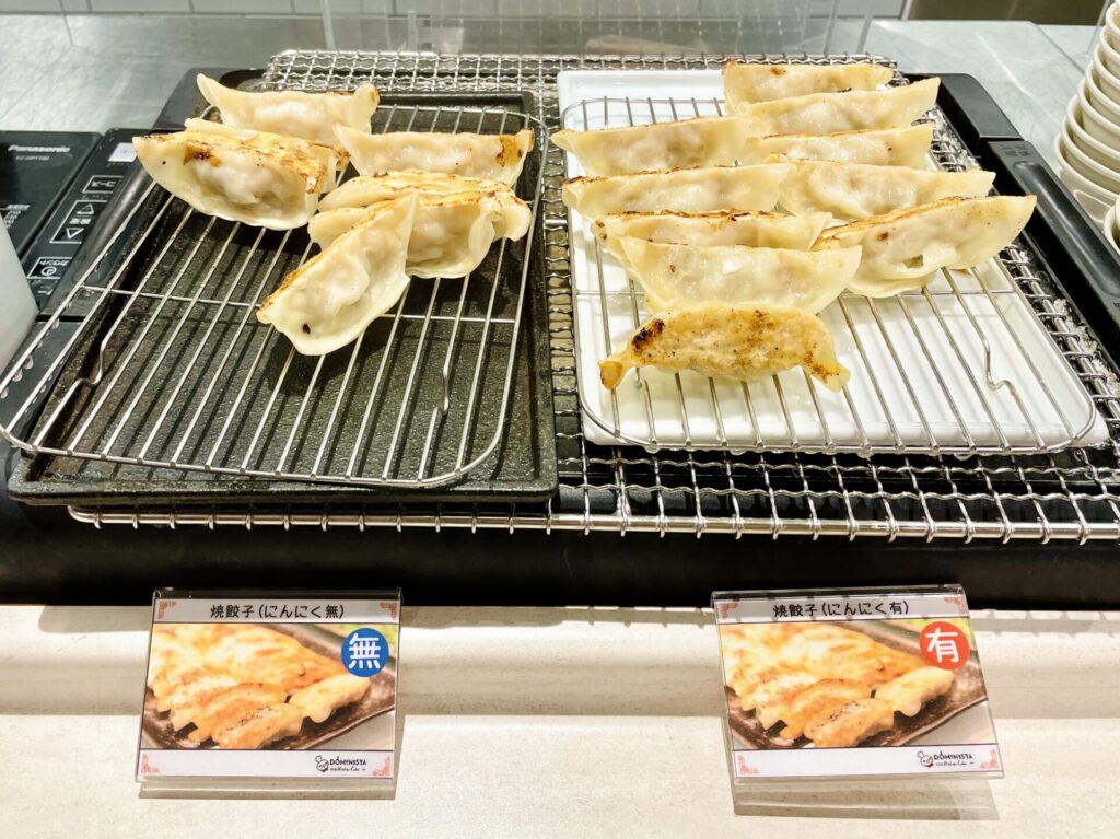 「ドーミーイン池袋」朝食 ご当地メニュー「町中華」餃子