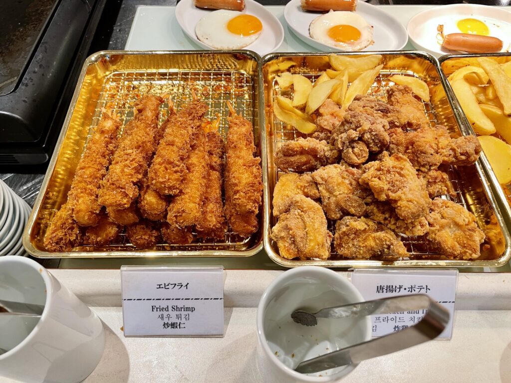 「ドーミーイン池袋」朝食 ホットミールコーナー