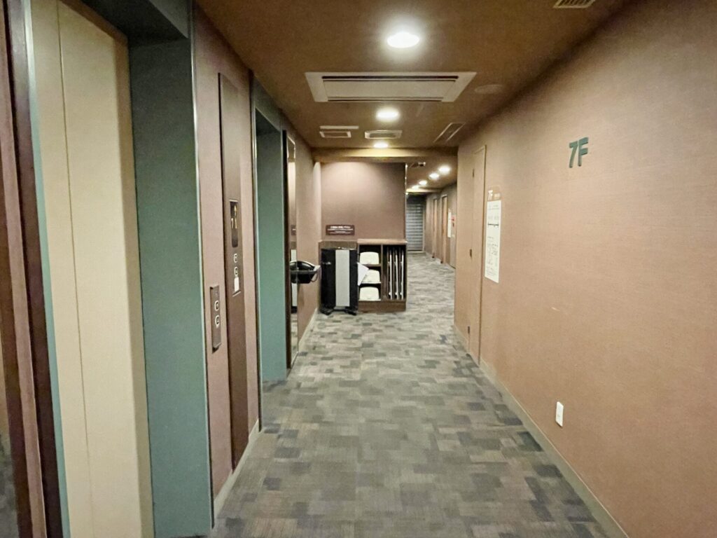 「ドーミーイン秋葉原」客室フロアの様子