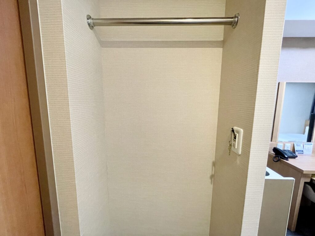 ドーミーイン秋葉原 オープンクローゼット