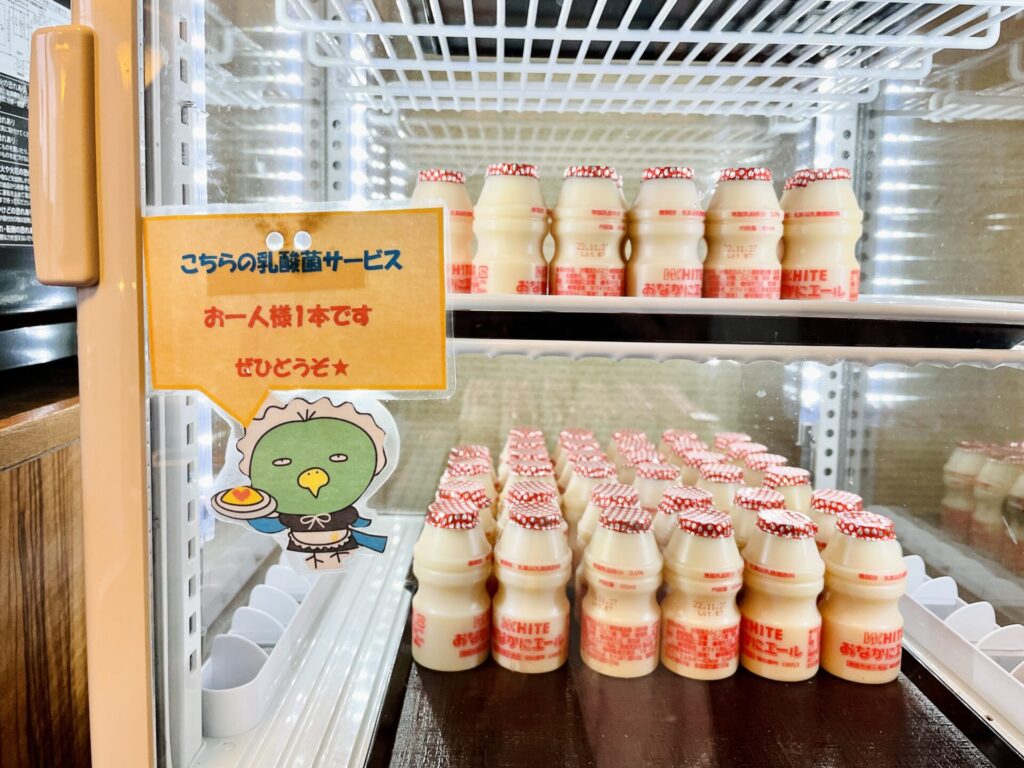 ドーミーイン秋葉原 乳酸菌飲料サービス