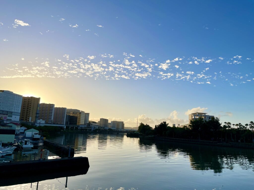 NAHAマラソン 当日の朝