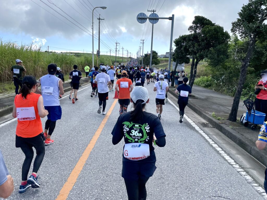 NAHAマラソン 富盛周辺の坂道