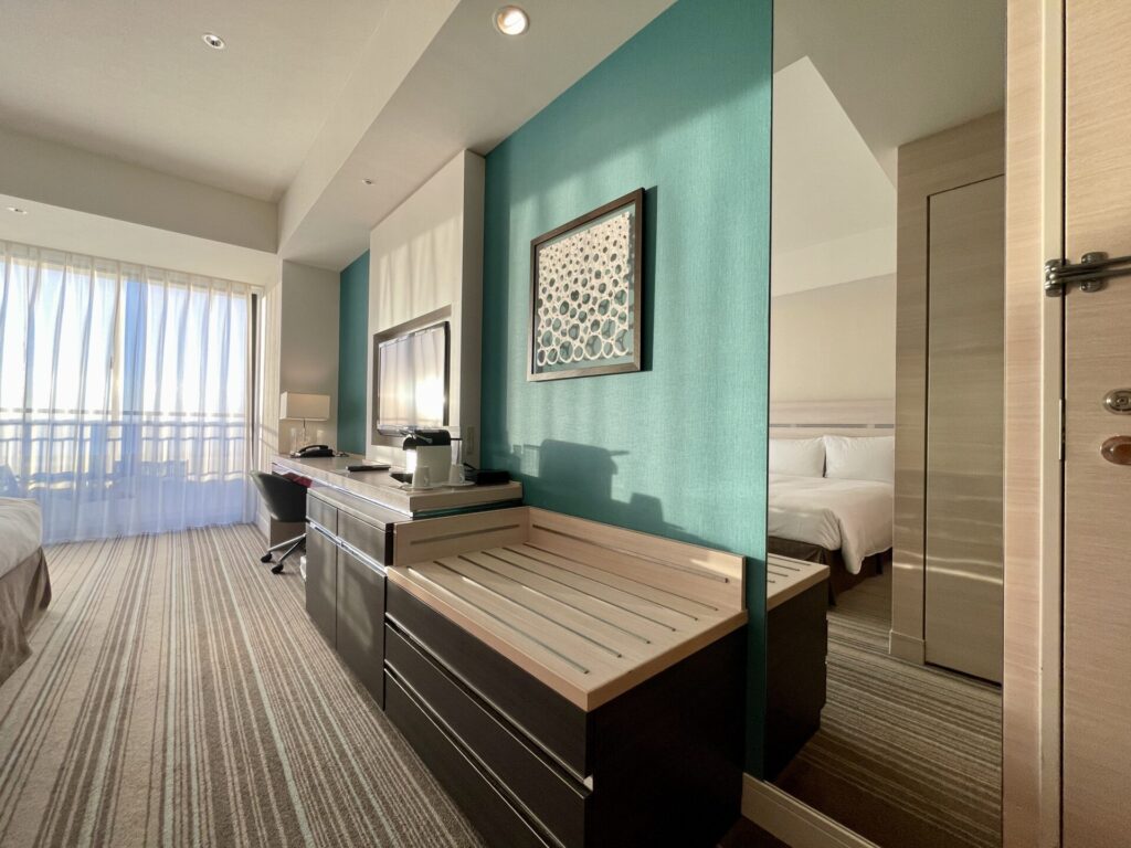 ヒルトン北谷 エグゼクティブルーム 荷物置き場