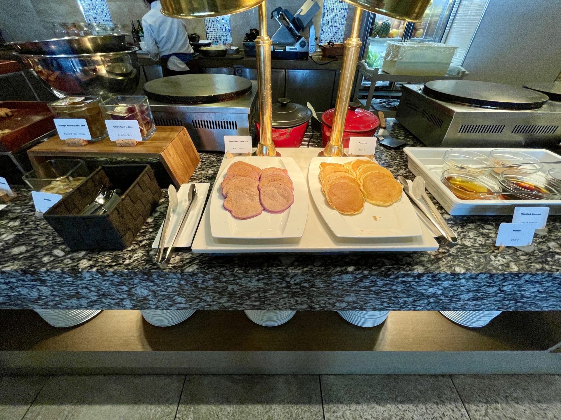 ヒルトン沖縄北谷リゾート 朝食 パンケーキコーナー