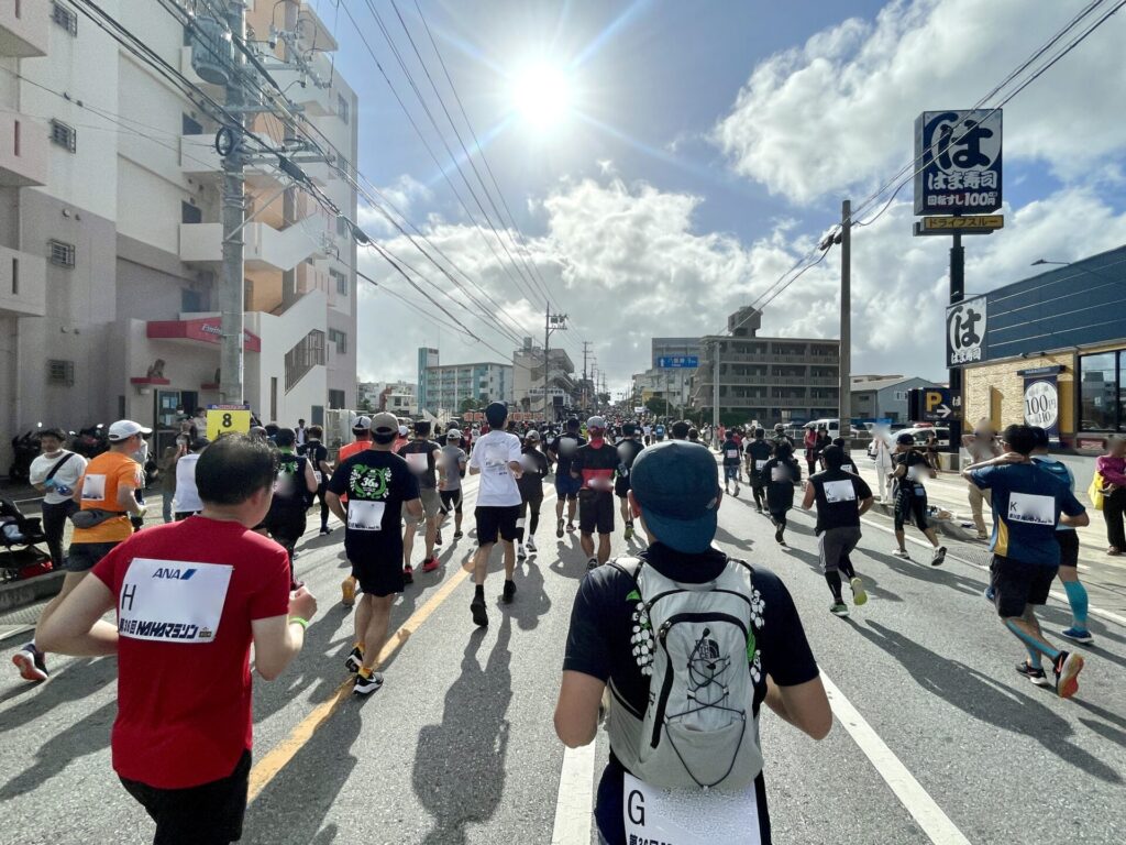 NAHAマラソン 8km地点