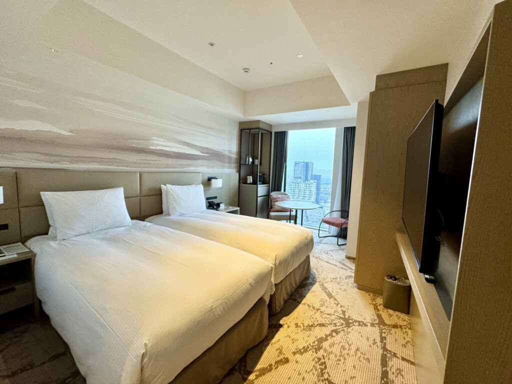 ダブルツリーbyヒルトン富山 プレミアムルーム 客室の様子