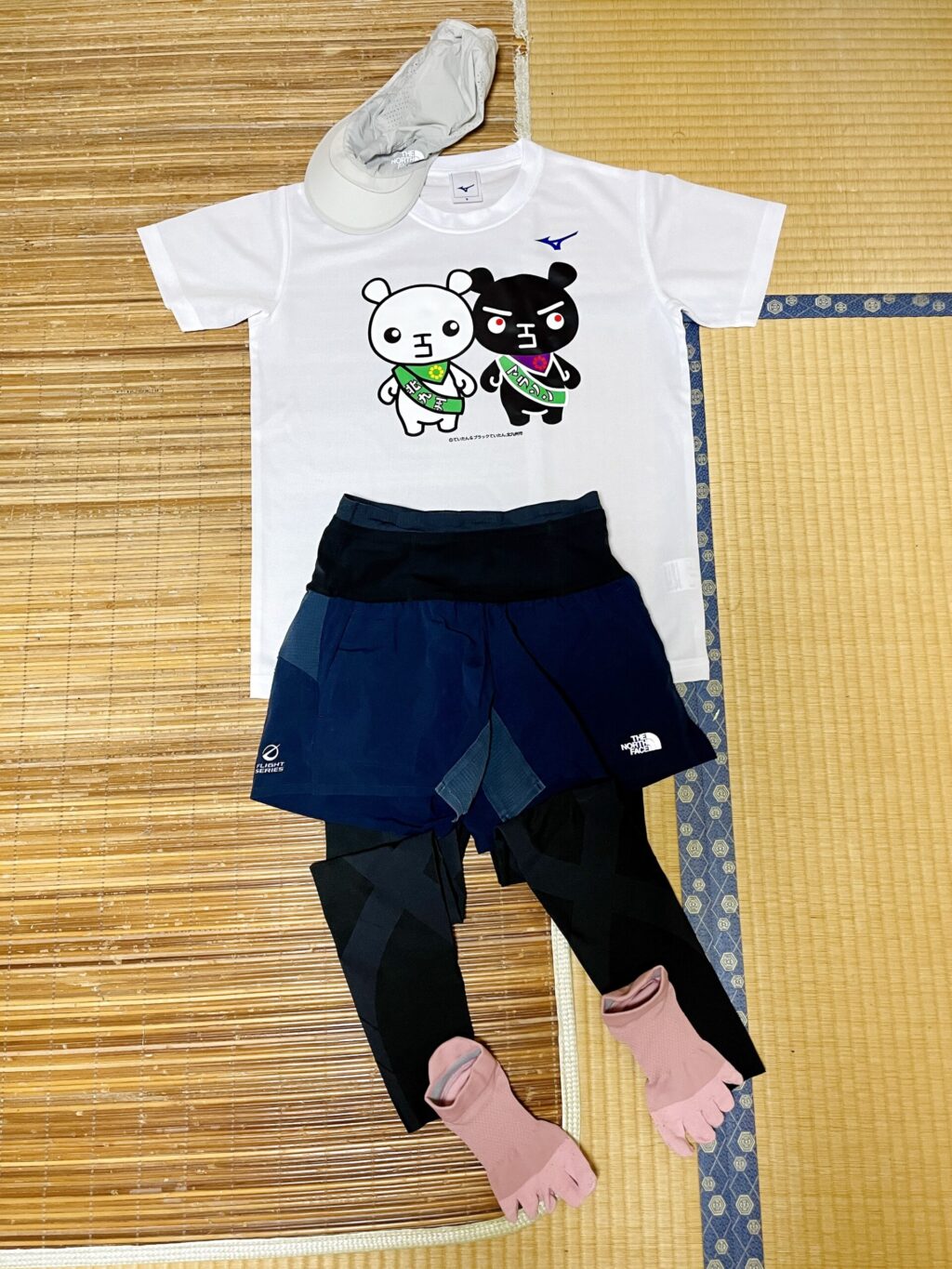 「北九州マラソン」ブログ完走記 妻の大会用ウェア