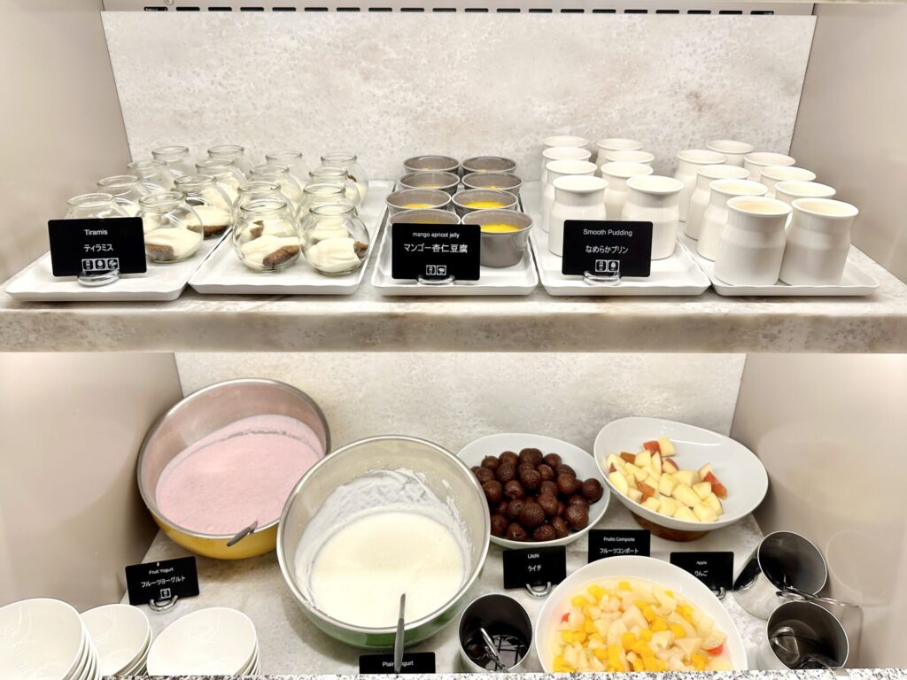 「ダブルツリー富山」朝食ビュッフェ スイーツコーナー