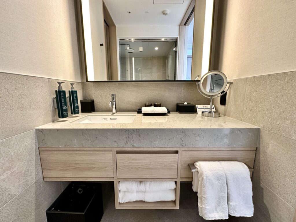 ヒルトン沖縄宮古島リゾート デラックスルーム 洗面台