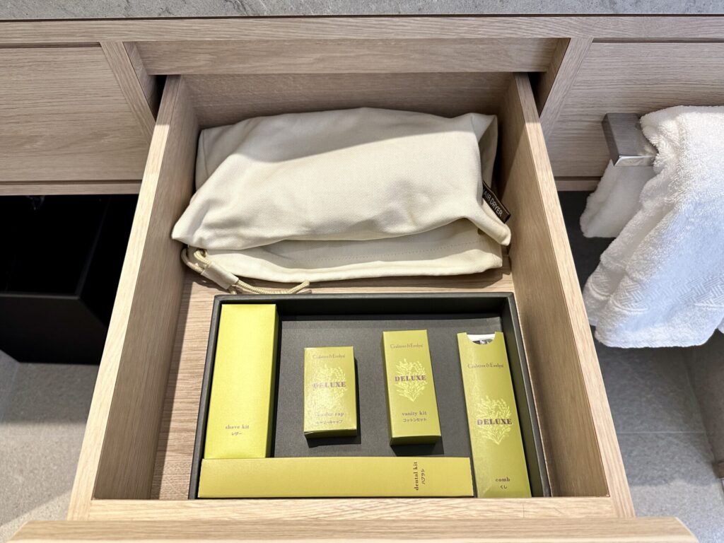 ヒルトン沖縄宮古島リゾート デラックスルーム アメニティ類