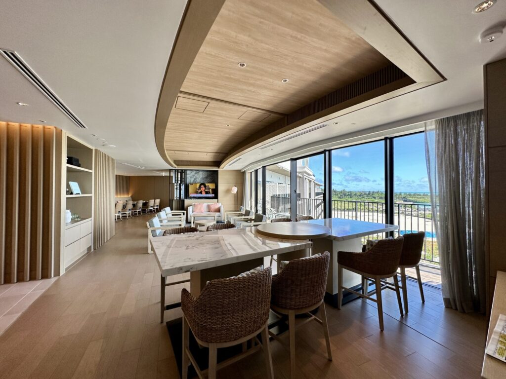 ヒルトン沖縄宮古島リゾート エグゼクティブラウンジ 全体の様子