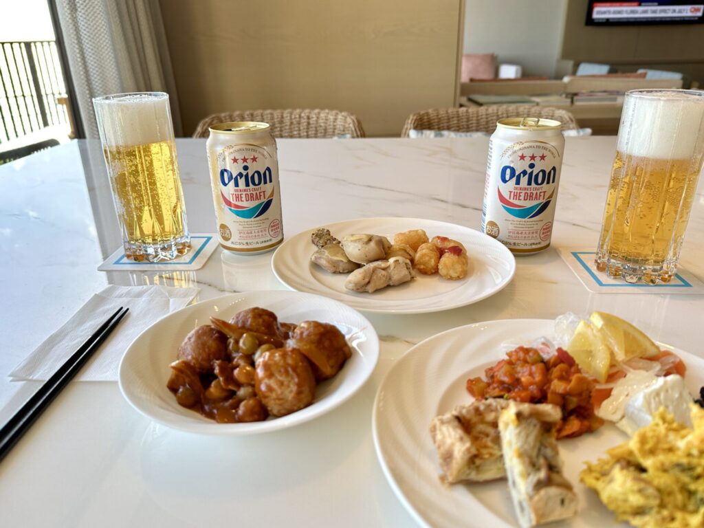 ヒルトン沖縄宮古島リゾート エグゼクティブラウンジ イブニングカクテルで食べたもの