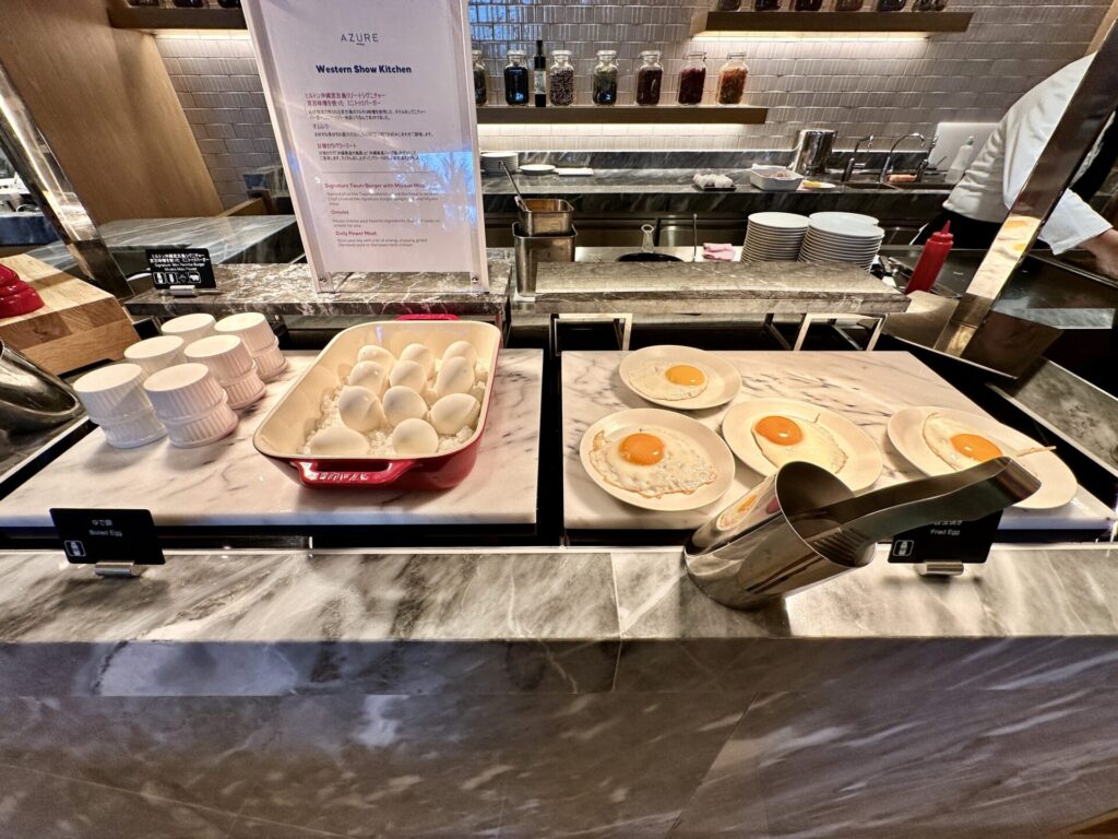 ヒルトン沖縄宮古島リゾート 朝食 エッグステーション