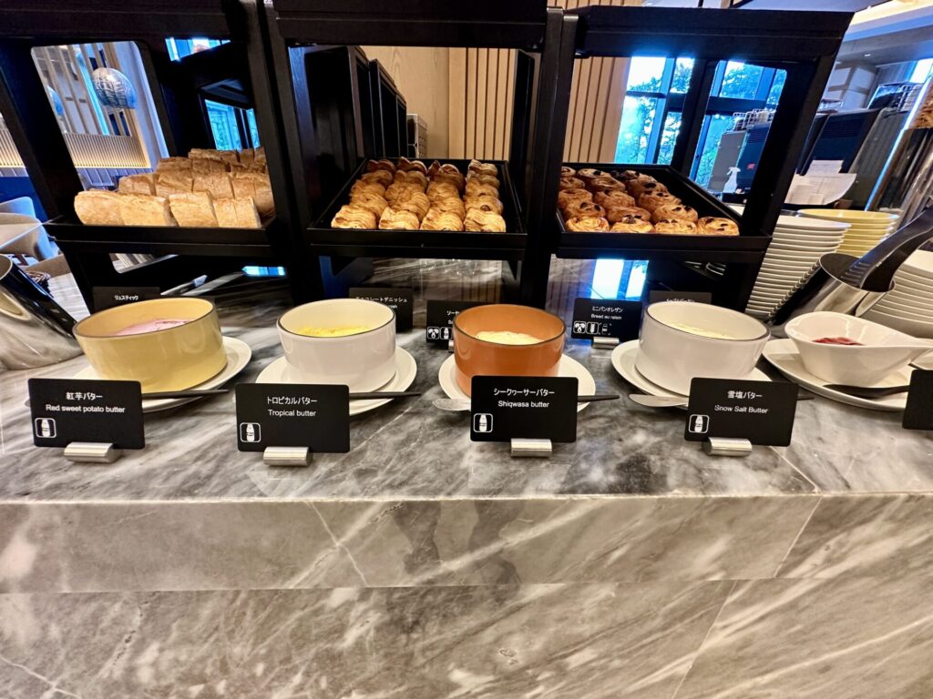ヒルトン沖縄宮古島リゾート 朝食 バター類
