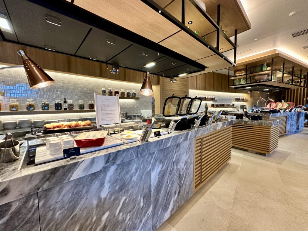 ヒルトン沖縄宮古島リゾート 朝食 ビュッフェ台